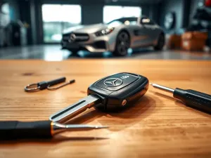 Wymiana baterii w kluczyku Mercedes – jak to zrobić samodzielnie?