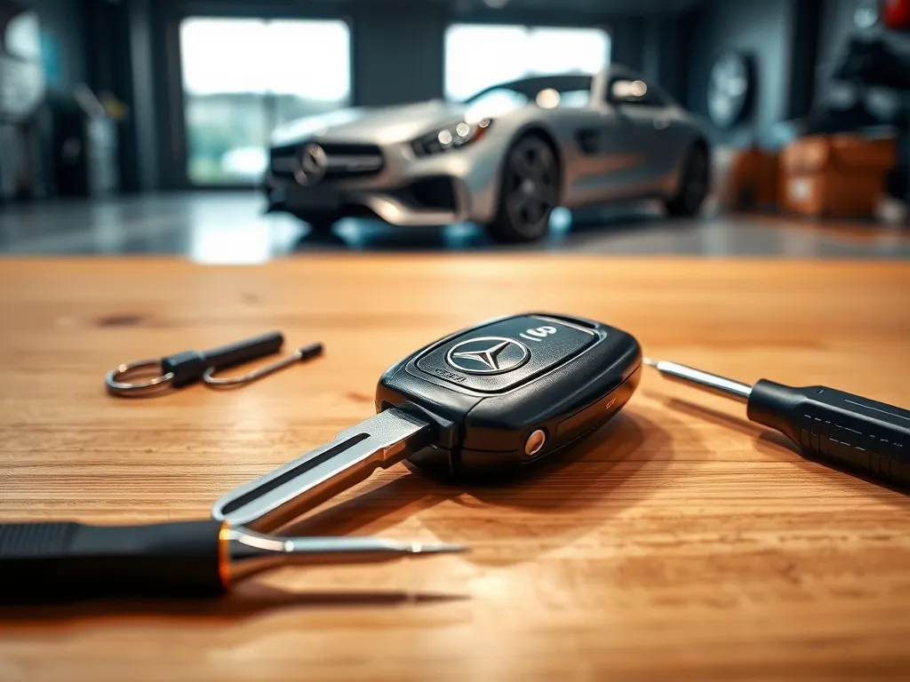 Wymiana baterii w kluczyku Mercedes – jak to zrobić samodzielnie?