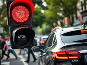 Jaki mandat za przejazd na czerwonym świetle? Sprawdź szczegóły!