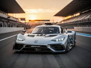 Klasyczna Honda CRX zaparkowana na nadmorskiej drodze podczas zachodu słońca, podkreślająca jej sportową sylwetkę.